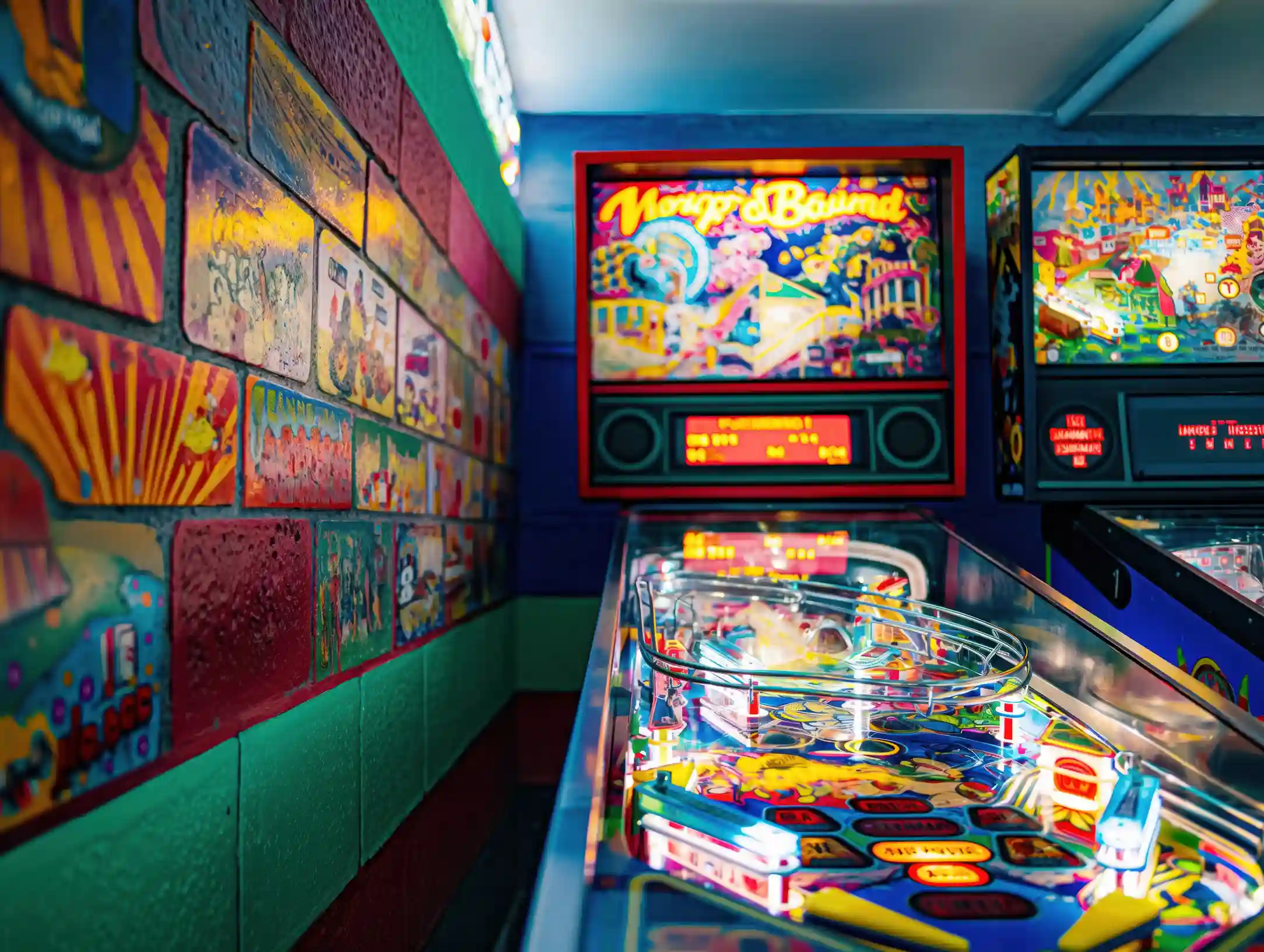 Modern pachinko facility